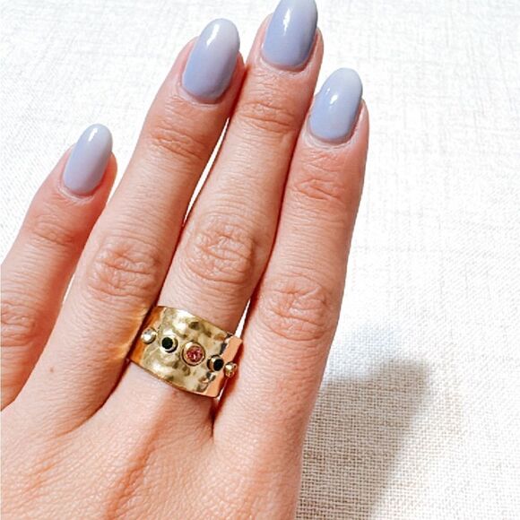 Vintage gold diamond ring N578 - Picture 6 of 6